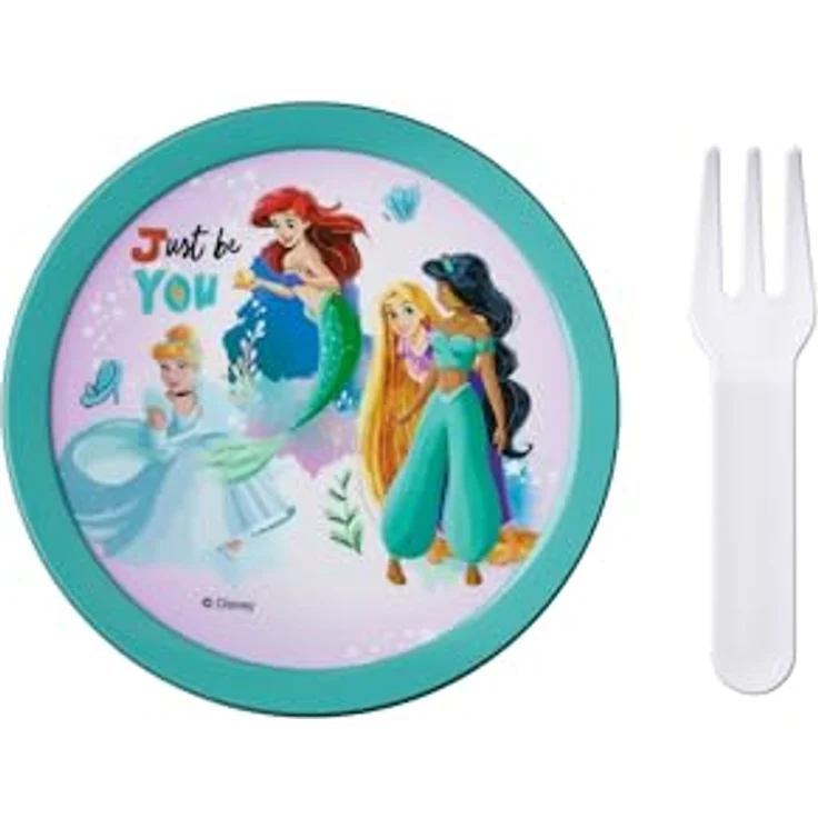 Mepal Obstbox Campus - Snackbox für Kinder - Spülmaschinen- und mikrowellenfest - BPA-frei - 300 ml - Disney Princess – Bild 2