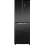 Bomann Kühl-Gefrierkombination 186 cm, No-Frost, MultiAirflow, 320L, schwarz-inox