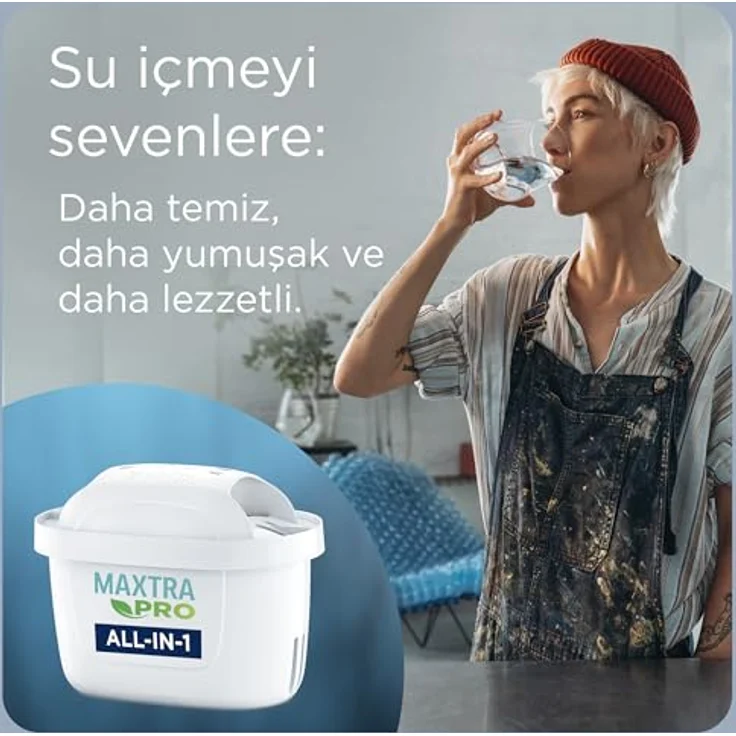 BRITA MAXTRA PRO ALL-IN-1 Ersatzfilter 6er, Wasserfilter reduziert Chlor, Kalk und Schwermetalle, speichert Mineralien, mit Brita Versicherung – Bild 2