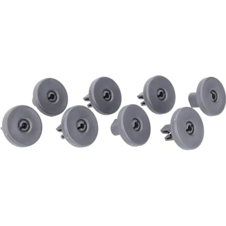LUTH Premium Profi Parts Unterkorb Rollen Geschirrspüler 8x, grau, kompatibel mit AEG 50286965004, hitzebeständiger Kunststoff