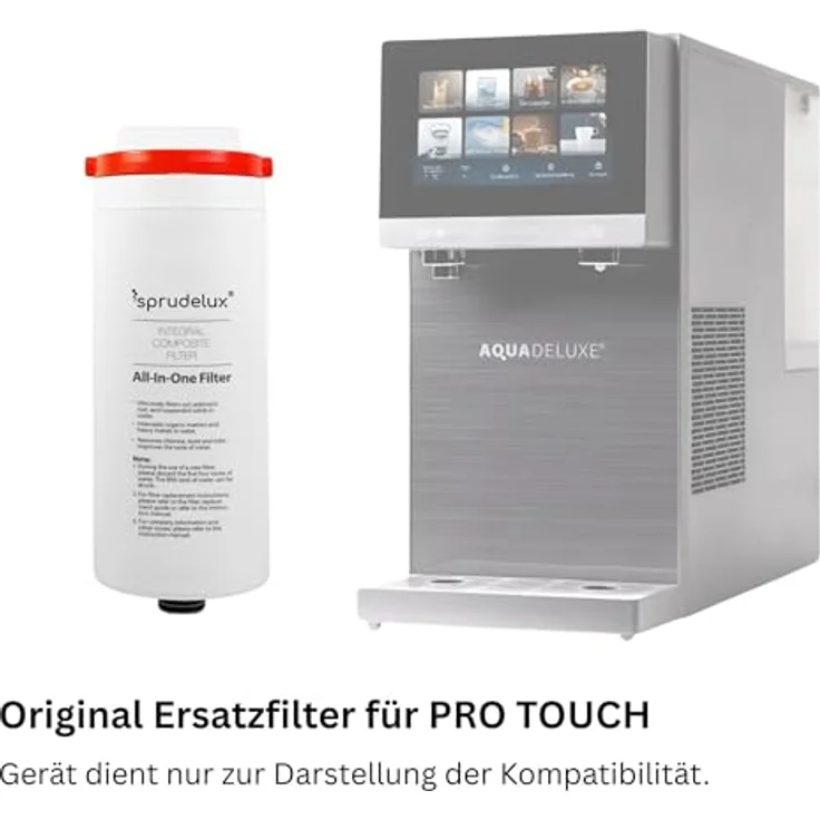 SPRUDELUX SPRUDELUX PRO TOUCH 4-in-1 Ersatzfilter – QuickChange, 1670 g – Bild 2
