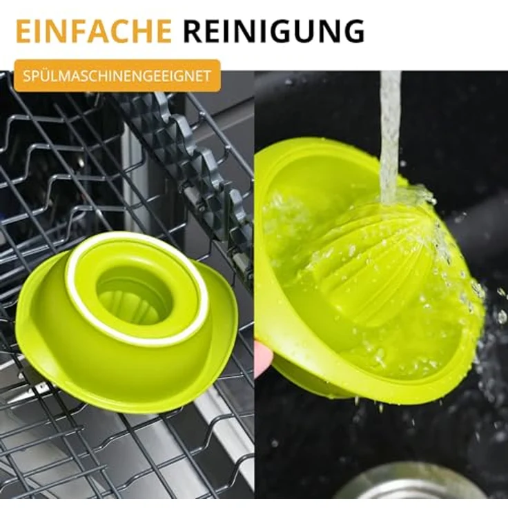 Westmark Zitronen--Zitruspresse mit Behälter, Durchmesser: 18,7 cm, Fassungsvermögen: 0,5 Liter, Kunststoff, Limetta, Apfelgrün, 3091227A – Bild 13