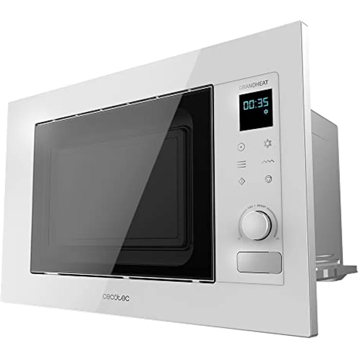 Cecotec Eingebaute Digitale Mikrowelle Grandheat 2090 Built-In Touch White. 800 W, 20 Liter, Touch, Grill, 5 Stufen, 8 voreingestellte Funktionen, Timer – Bild 2