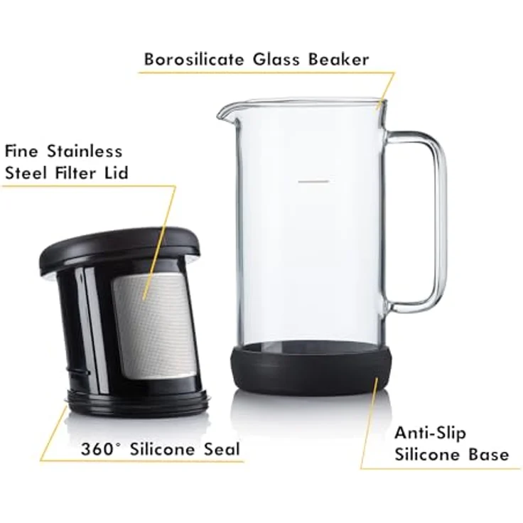 Barista & Co BC406-010 One Brew Kaffeemaschine, Einzelportion, Schwarz – Bild 8