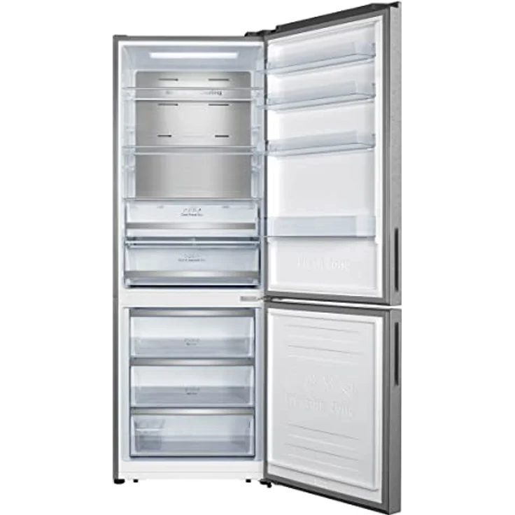 Hisense RB645N4BIE Kühl- und Gefrierkombination Edelstahl 495 l E – Bild 2