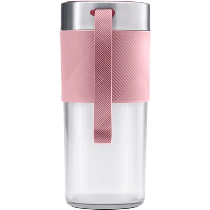 WMF Akku-Smoothie-Maker Küchenminis Mix on the Go, 50 W, pink, USB aufladbarer Personal Blender – Bild 3