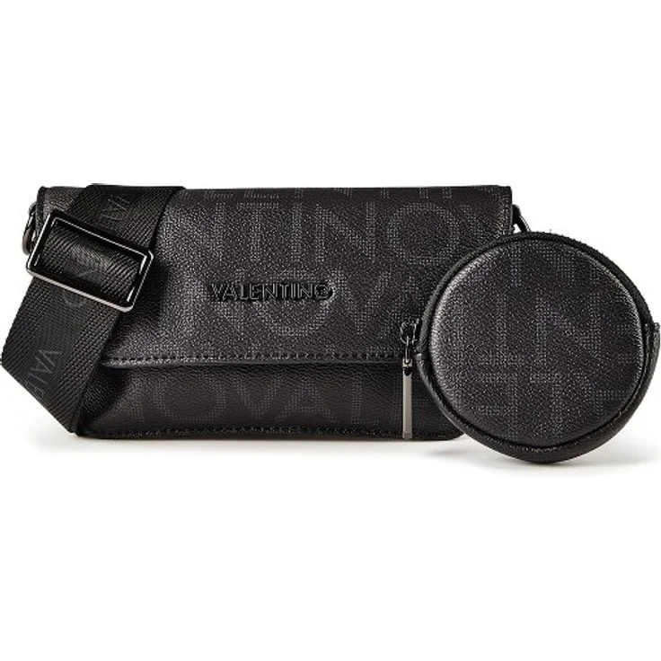 Valentino King RE Umhängetasche 21 cm, schwarz, 100% Polyurethan, 21 cm x 4.5 cm x 11.5 cm