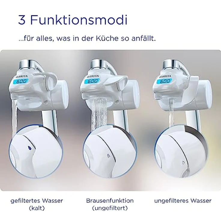 BRITA On Tap Wasserfilter, 600 l, Weiß – Bild 5