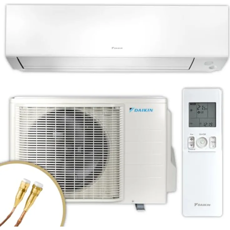 DAIKIN Perfera A FTXM35A+RXM35A Klimaanlage 3,5 kW – A+++ WiFi/App, Quick-Connect, leise, für 40 m² Räume