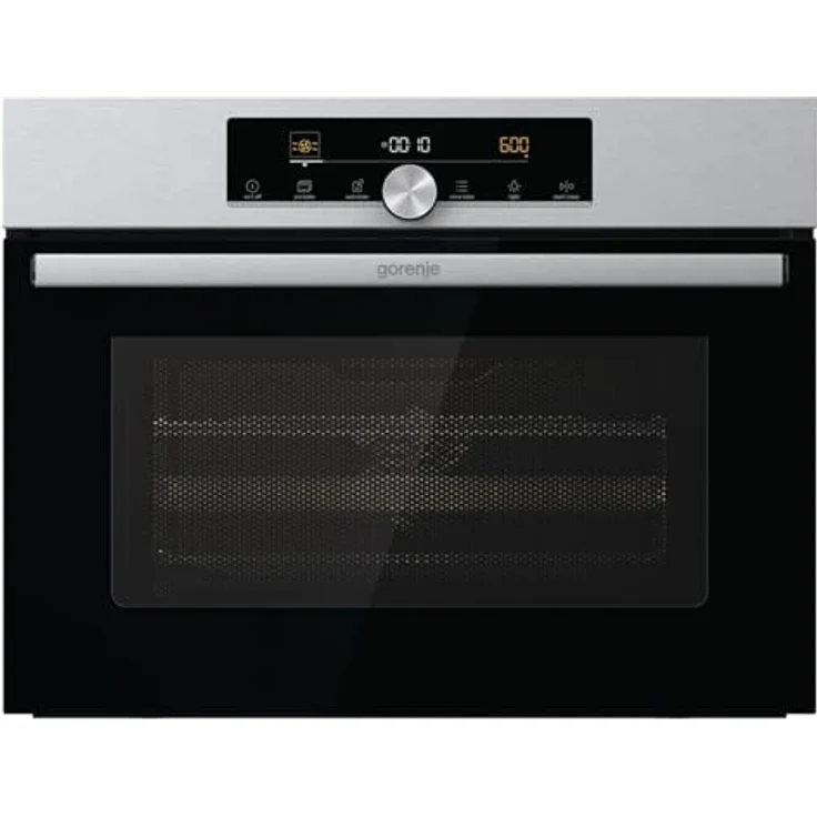 Gorenje BCM4547A10X, Kompakt-Kombi-Backofen mit Mikrowelle, Einbau, Edelstahl – Bild 1