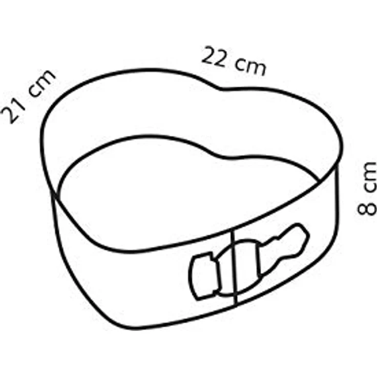 Tescoma Delicia Herzförmige Springform, 22 cm – Bild 4