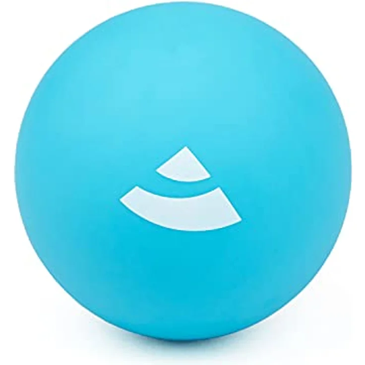Massageball Faszienball klein, 6cm Durchmesser | Faszien-Massage-Ball für Fuß, Rücken, Schulter, Gesäß, Fersensporn | Triggerpoint-Ball für Faszien | aus PVC, latexfrei (SOFT, hellblau) – Bild 1