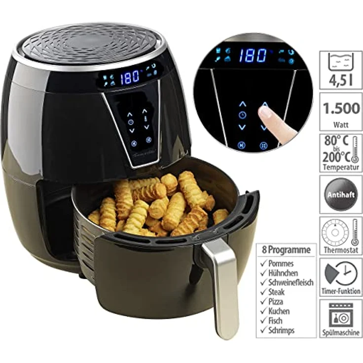 Rosenstein & Söhne Multi-Heißluft-Fritteuse NX-5760 – Bild 3