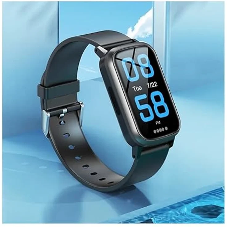 NikuTRAX Krankenpflegeuhr GPS-Smartwatch für Senioren NC92E mit SOS in schwarz – Bild 2
