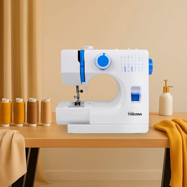 Tristar Nähmaschine SM-6003, 14 integrierte Stichmuster, LED-Beleuchtung, Weiß – Bild 5