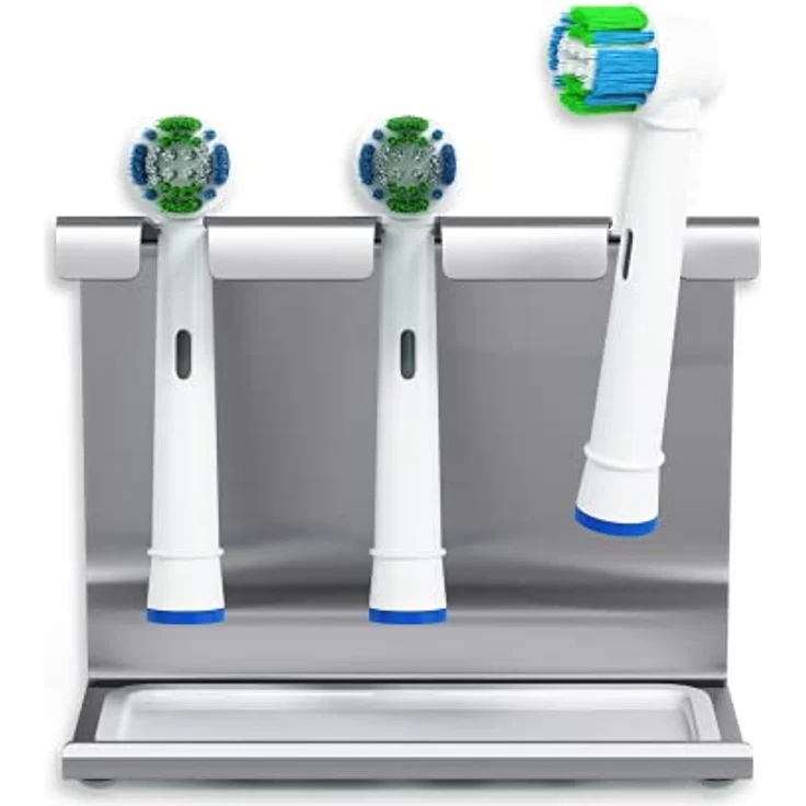 WIETRE 3er Edelstahl Aufsteckbürsten-Halter für Oral-B, iO, Philips – Bild 2