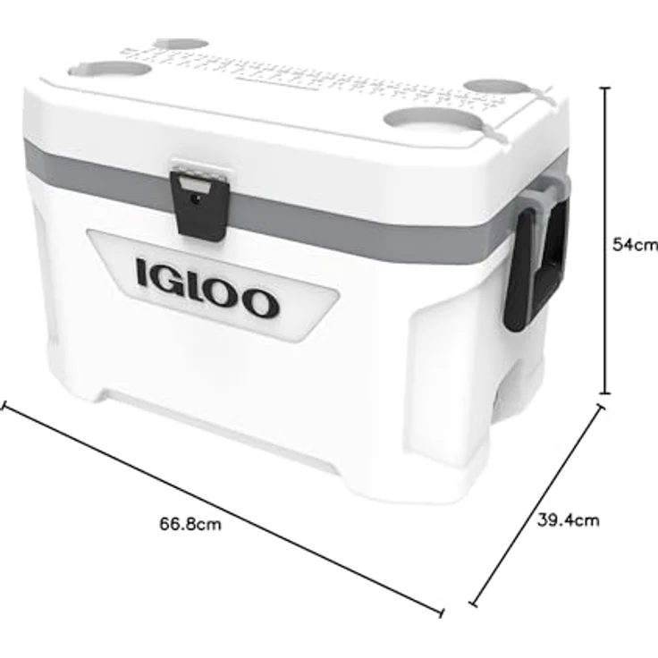Igloo Marine Ultra 54 Kühlbox, 51 Liter, hohe Kühlleistung, weiß – Bild 2