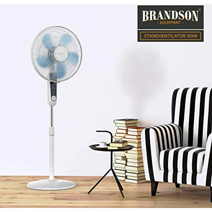 Brandson Standventilator Silent mit Fernbedienung und Display - mobiler Lüfter - Oszillation 80° - – Bild 8