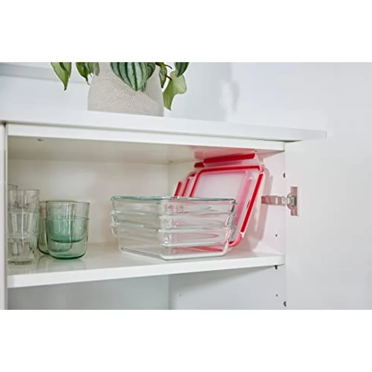 Tefal MasterSeal Glass 1,3L, rechteckige Vorratsdose aus 100% ofenfestem Borosilikatglas, spülmaschinen- und mikrowellengeeignet, 30 Jahre Garantie – Bild 8