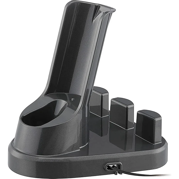Black & Decker DVC320B21 Akku-Handstaubsauger, kabellos, Digitalmotor, 2 Saugstufen, inkl. Ladestation, Fugendüse & Polsterbürste, titan-schwarz – Bild 4