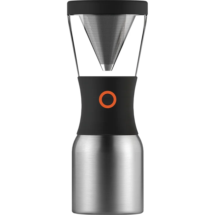 Asobu Cold Brew Kaffeebereiter Silber ColdBrew 2Go KB900 Silver – Bild 1