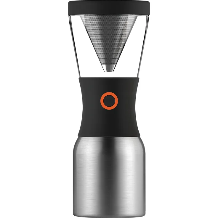 Asobu Cold Brew Kaffeebereiter Silber ColdBrew 2Go KB900 Silver