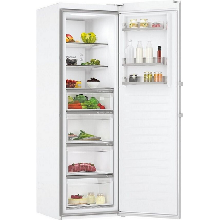 Haier H3R-330WNA Kühlschrank, freistehend, weiß, NoFrost, LED, Breite 59.5 cm, Energieklasse A – Bild 6