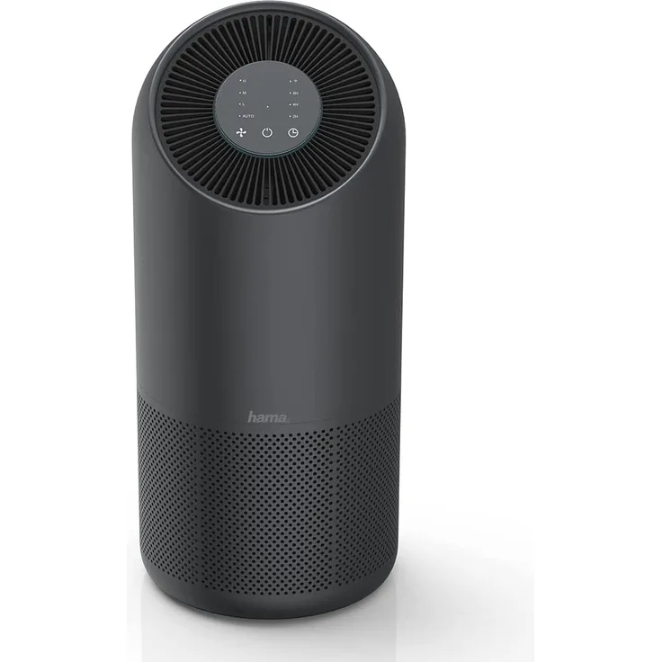 Hama Smart 00186437 Luftreiniger, bis 65 m², Luftreinigungsrate 250 m³-h, 3-fach Filter inkl. HEPA-Filter, App- & Sprachsteuerung