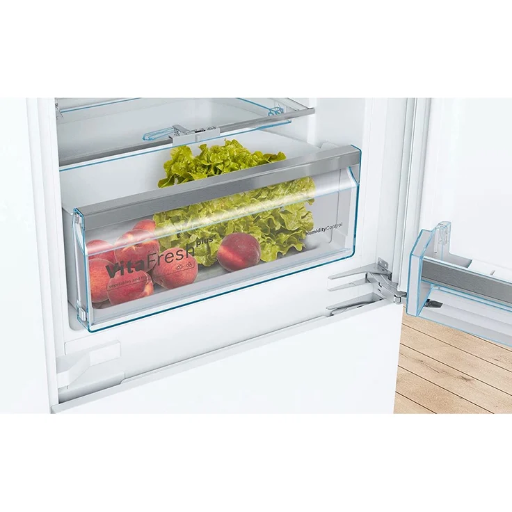 Bosch KIS87AFE0 Serie 6 Kühl-Gefrierkombination mit Gefrierbereich unten, Einbau, weiß, Schnellkühlen und -gefrieren, Breite 55.8 cm, Energieklasse E – Bild 5