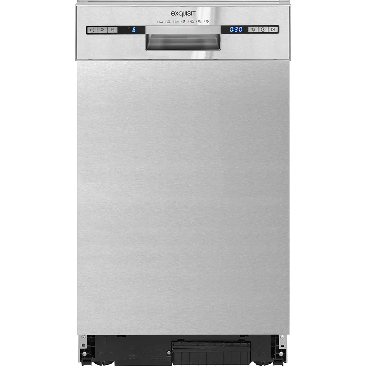 Exquisit EGSP9309-EF-030e inox, Geschirrspüler, E – Bild 1