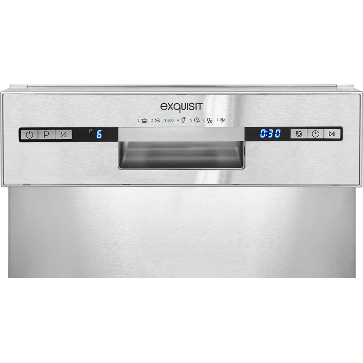 Exquisit EGSP9309-EF-030e inox, Geschirrspüler, E – Bild 5