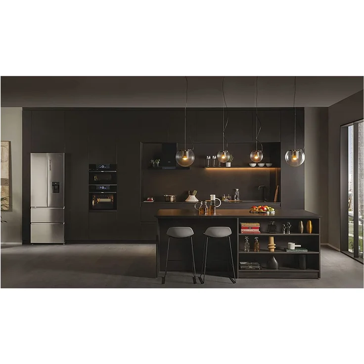 Haier HFW7720EWMP French-Door-Kühlschrank, freistehend, edelstahl, NoFrost, Wasserspender, LED, Breite 70 cm, Energieklasse E – Bild 9