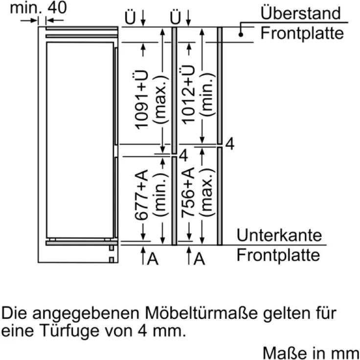 Siemens KI86NVSE0 Kühl-Gefrierkombination, Einbau, weiß, NoFrost, Schnellgefrieren, Breite 54.1 cm, Energieklasse E – Bild 7