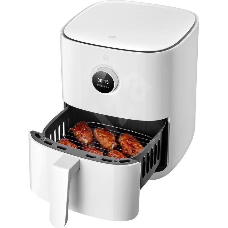 Xiaomi Mi Smart Air Fryer, Heißluftfritteuse, 3.5 Liter Fassungsvermögen, 1500 Watt, ohne Fett, Antihaftbeschichtung, abnehmbarer Frittierkorb, Sprachsteuerung, weiß – Bild 1