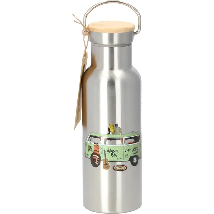 Paperproducts Design Edelstahl Trinkflasche Freiheit 500ml isoliert