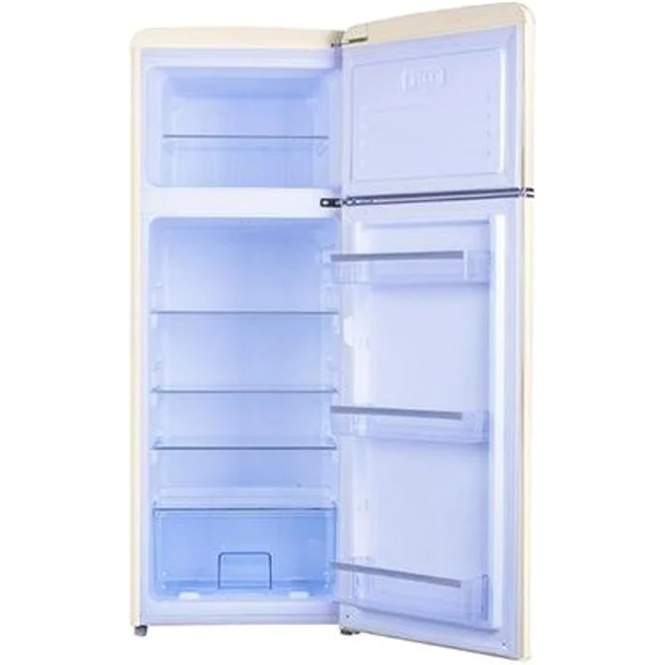Amica KGC 15635 B Kühl-Gefrierkombination, freistehend, beige, LED, Lagerzeit bei Störung 12 h, Breite 55 cm – Bild 1