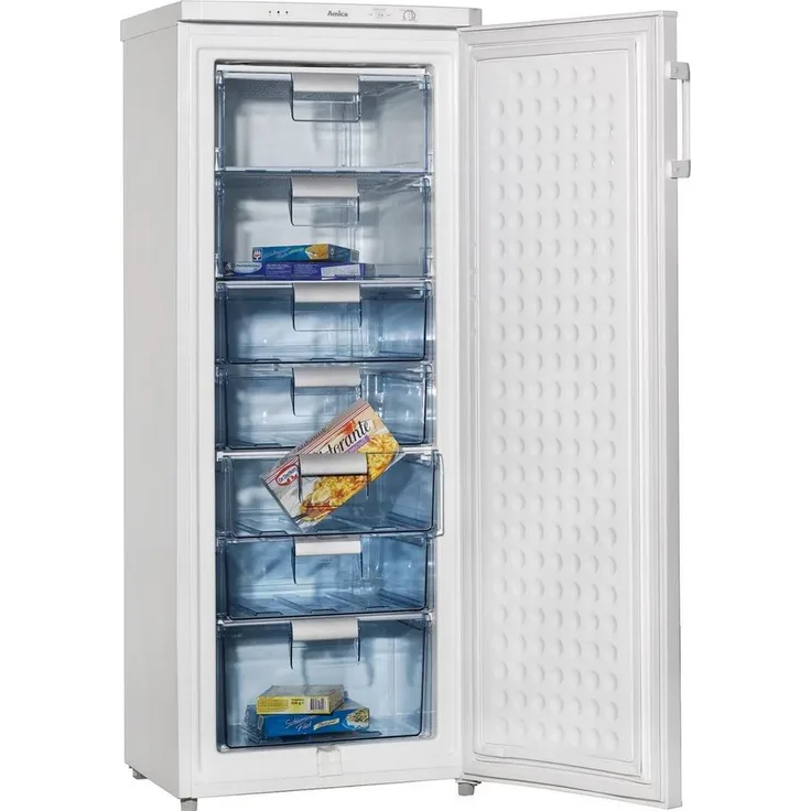 Amica GS 15111 W Gefrierschrank, freistehend, Schnellgefrieren, Breite 55 cm, Energieklasse F