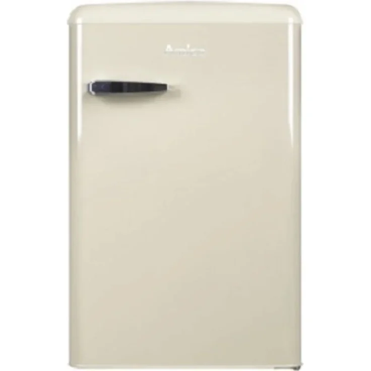 Amica KS15615B VT 862 AM WID Kühlschrank, freistehend, beige, Abtauautomatik, LED, Breite 55 cm, Energieklasse E – Bild 1