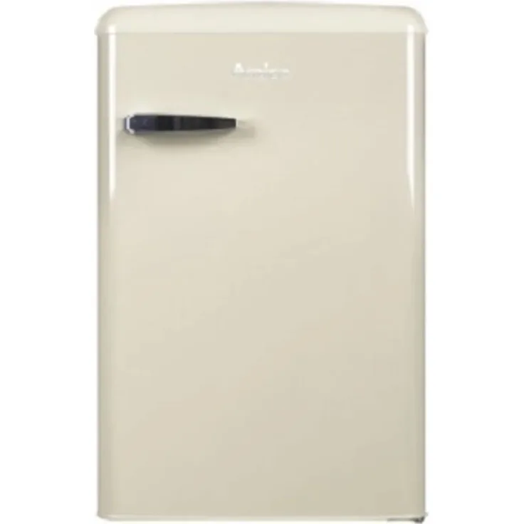 Amica KS15615B VT 862 AM WID Kühlschrank, freistehend, beige, Abtauautomatik, LED, Breite 55 cm, Energieklasse E