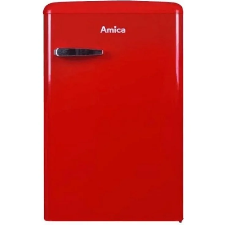 Amica KS15610R VT 862 AR WID Kühlschrank, freistehend, rot, Breite 55 cm, Energieklasse E – Bild 1