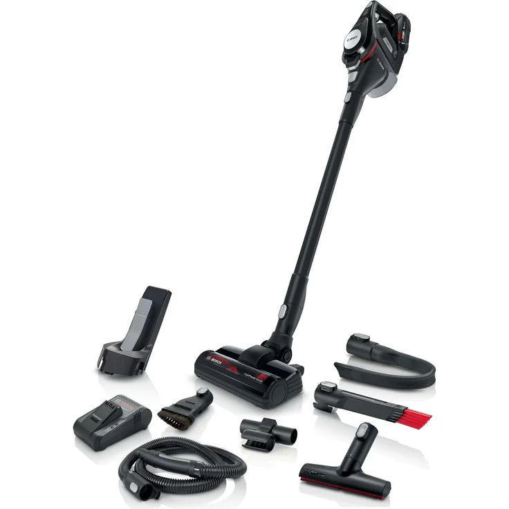 Bosch BSS825CARP Unlimited Gen2 Serie 8 Handstaubsauger, 45 min Akkubetrieb, Akkuwechsel-Option, schwarz – Bild 1