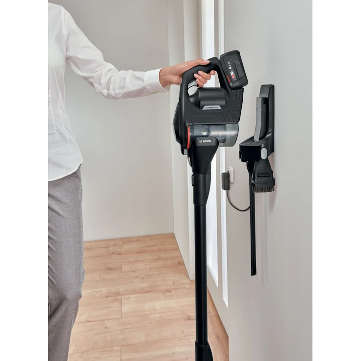Bosch BSS825CARP Unlimited Gen2 Serie 8 Handstaubsauger, 45 min Akkubetrieb, Akkuwechsel-Option, schwarz – Bild 8