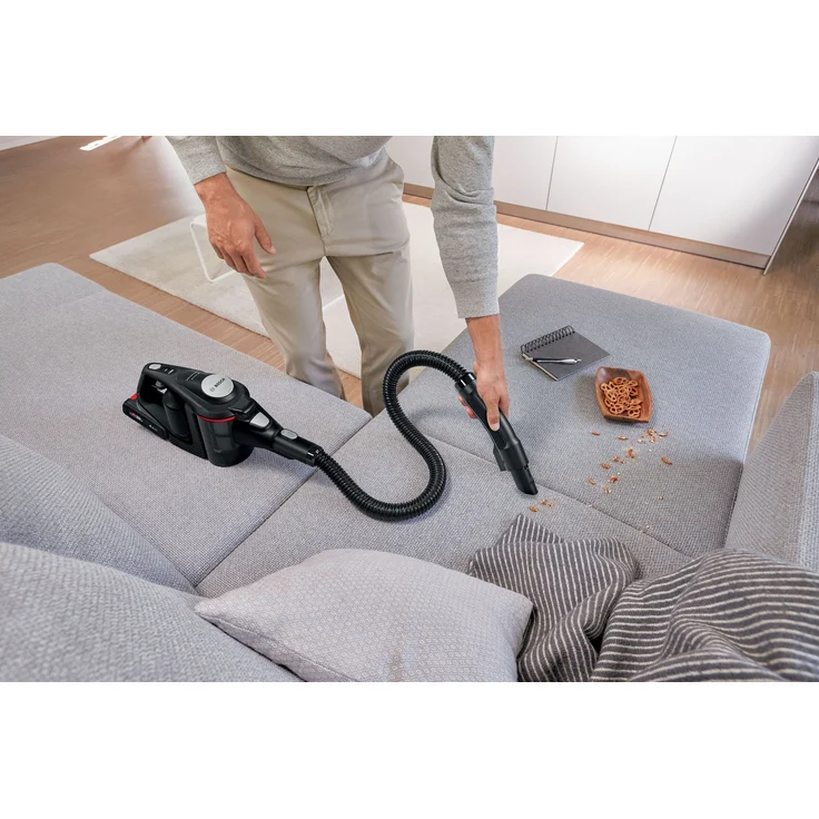 Bosch BSS825CARP Unlimited Gen2 Serie 8 Handstaubsauger, 45 min Akkubetrieb, Akkuwechsel-Option, schwarz – Bild 7