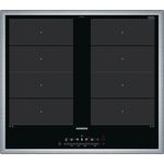 Siemens EX645FXC1E iQ700, Induktionskochfeld, Breite 58,3 cm, Autark, Flexible Kochzonen, Flachrahmen, Farbe schwarz, Kindersicherung, TouchSlider