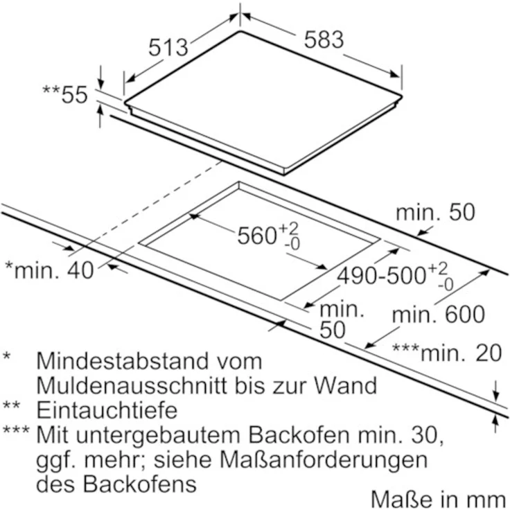 Siemens EX645FXC1E iQ700, Induktionskochfeld, Breite 58,3 cm, Autark, Flexible Kochzonen, Flachrahmen, Farbe schwarz, Kindersicherung, TouchSlider – Bild 8