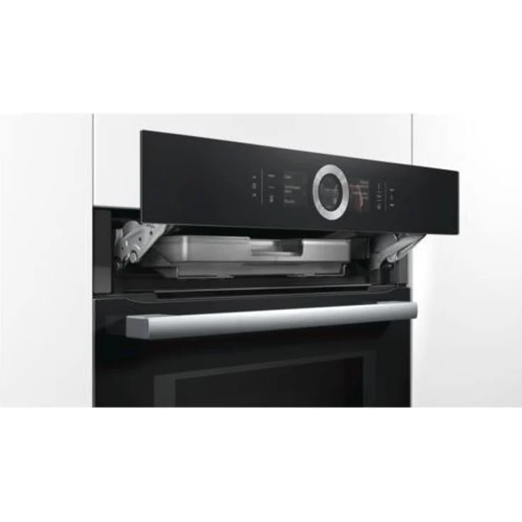 Bosch HNG6764B6 Backofen, Einbaugerät, Energieeffizienzklasse A, elektrisch, Volumen 67 l, Breite 59,5 cm, groß (ab 65 l), Pyrolytische Selbstreinigung, Mikrowellen- und Dampffunktion, schwarz – Bild 5