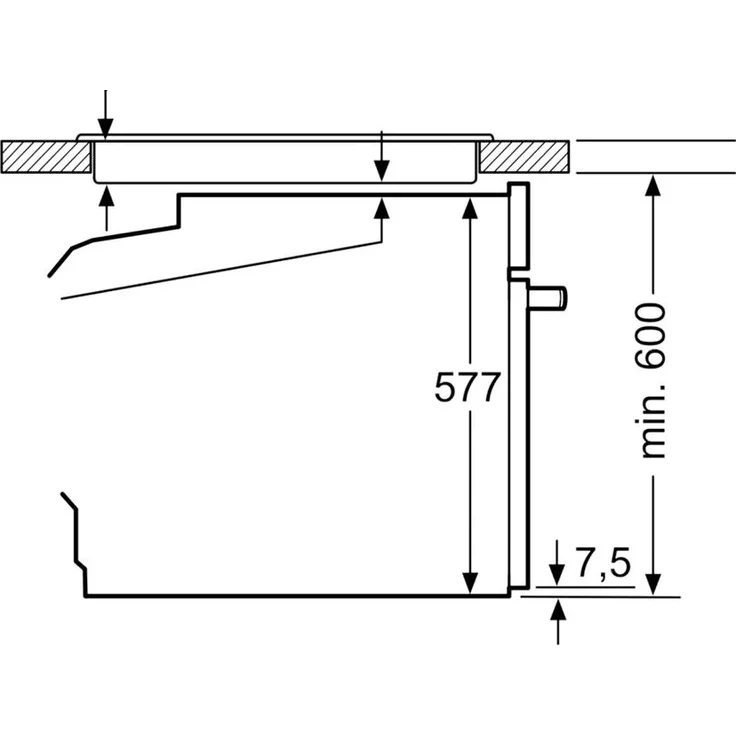 Bosch HNG6764B6 Backofen, Einbaugerät, Energieeffizienzklasse A, elektrisch, Volumen 67 l, Breite 59,5 cm, groß (ab 65 l), Pyrolytische Selbstreinigung, Mikrowellen- und Dampffunktion, schwarz – Bild 6