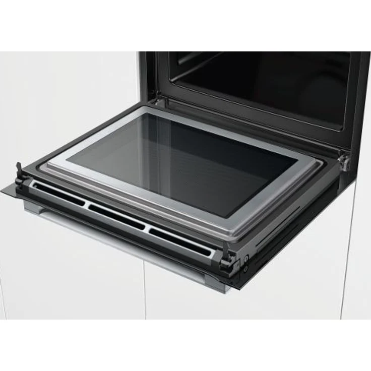Bosch Serie 8 HMG6764B1 Backofen mit Mikrowelle, Einbau, Netzbetrieb, Volumen 67 l, Breite 59,4 cm, Kombinationsbetrieb mit Mikrowelle, Mikrowellenleistung 800 W, schwarz – Bild 5