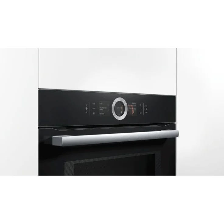 Bosch Serie 8 HMG6764B1 Backofen mit Mikrowelle, Einbau, Netzbetrieb, Volumen 67 l, Breite 59,4 cm, Kombinationsbetrieb mit Mikrowelle, Mikrowellenleistung 800 W, schwarz – Bild 6
