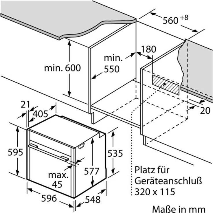 Neff BFS 4522 N, Backofen, Energieeffizienzklasse A+, Einbau, elektrisch, Volumen 71 l, Breite 66 cm, katalytische Selbstreinigung, FullSteam, Slide&Hide, Heißluftsystem, edelstahl – Bild 9